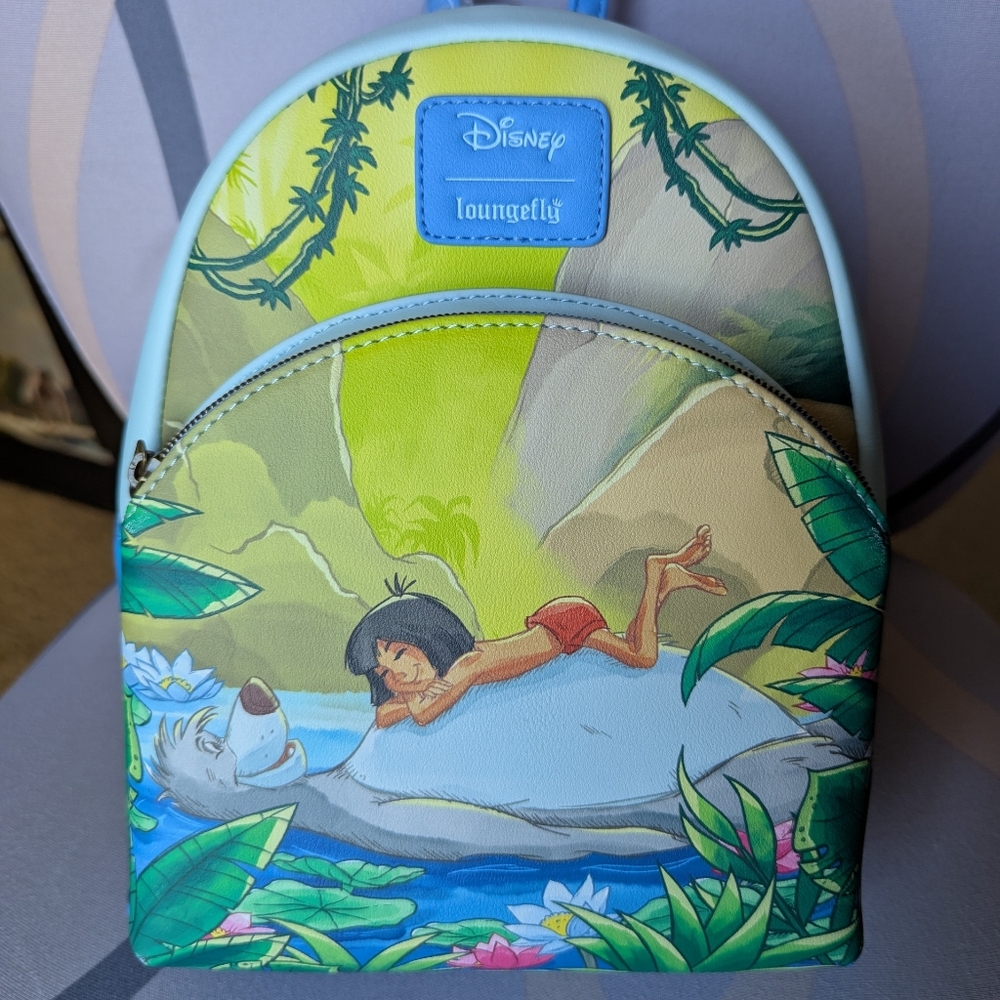 Loungefly Disney Jungle Book Green Mini Backpack